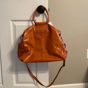 HOBO- Large Sheila, Amber Genuine Leather
